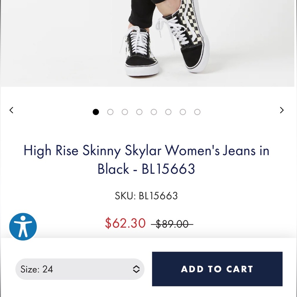 Pink “Daily Mid-rise Stretch Skinny Ankle Grazer” - Picture 6 of 16